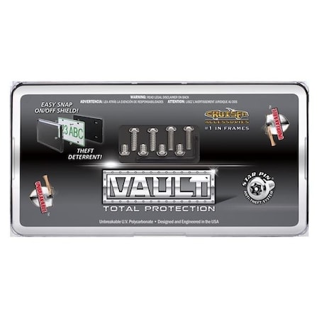 Cruiser Accessories 62730 Vault; Chrome - Clear